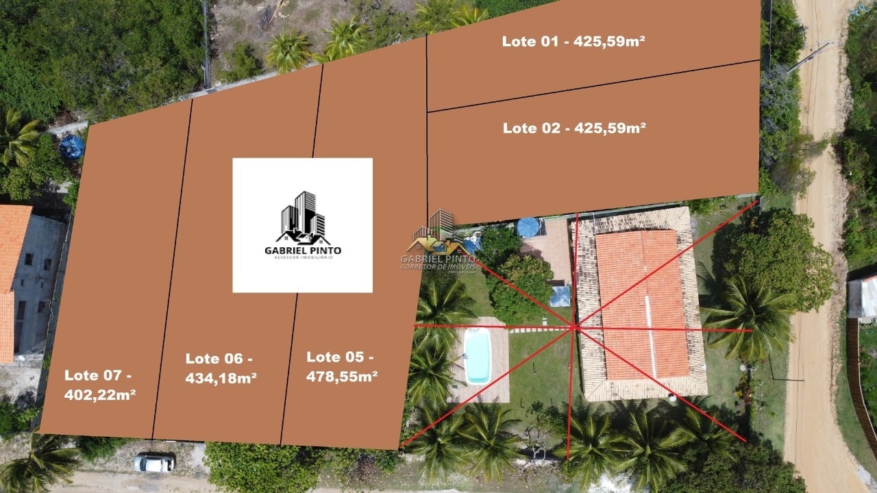 Terreno com 2.177m² em SUBAÚMA. Totalmente PLANO e MURADO e a menos de 600 metros da praia